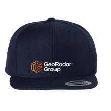 Load image into Gallery viewer, GeoRadar Flat Bill Snapback Cap - YP Classics - With Print
