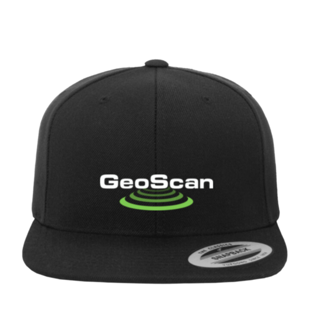 GeoScan Flat Bill Snapback Cap - YP Classics - With Print