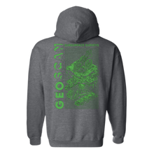 Load image into Gallery viewer, GeoScan Heavy Blend Hooded Sweatshirt with Illustration Graphic
