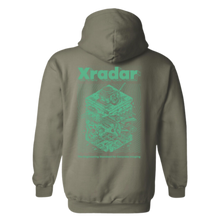 Load image into Gallery viewer, Xradar Heavy Blend Hooded Sweatshirt with Illustration Graphic
