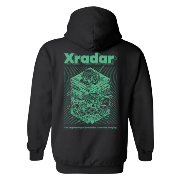 Xradar Heavy Blend Hooded Sweatshirt with Illustration Graphic